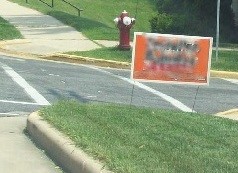 Prohibited Sign Example