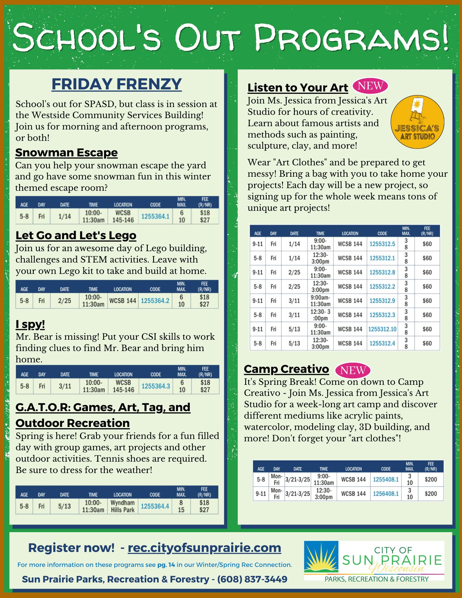 Schools Out Programs