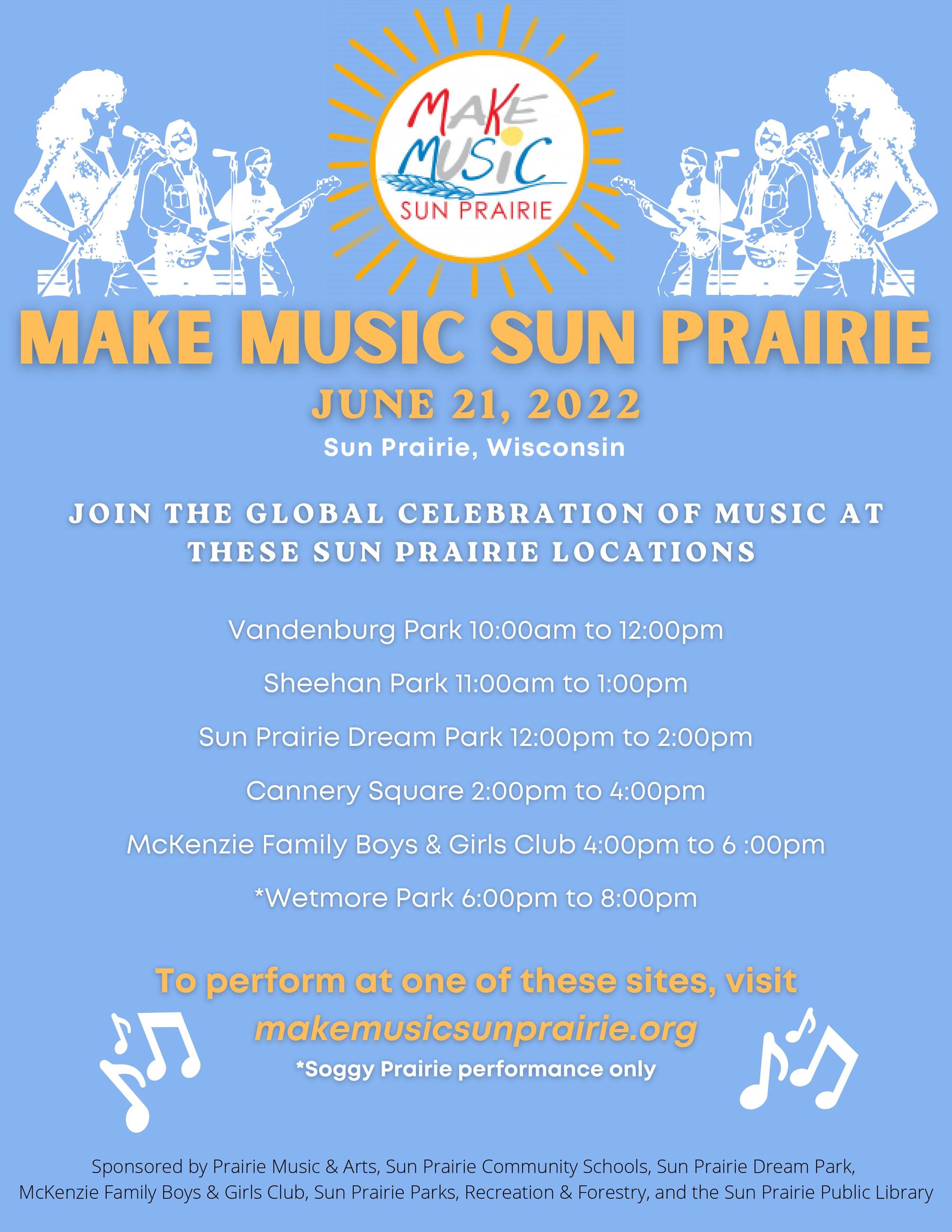 Make Music Day Sun Prairie Poster
